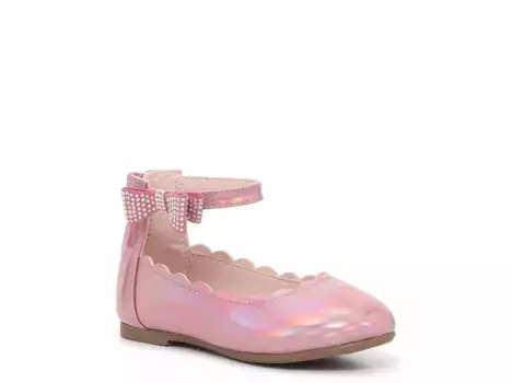 Kelly & Katie Келли и Кэти Lil Emma Flat - детские, розовые металлики
