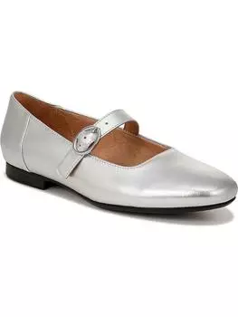 Kelly женские однотонные туфли Mary Janes с круглым носком Naturalizer, цвет silver leather