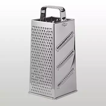 Kelomat квадратная терка коническая из нержавеющей стали, нержавеющая кухонная утварь, серебро Riess