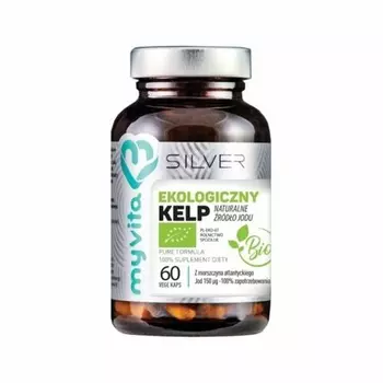 Kelp Fucus Bio 150 мг натурального йода, 60 капсул, Myvita Silver