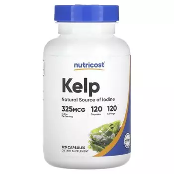 Келп Nutricost 325 мг, 120 капсул