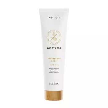 Kemon Actyva Bellessere Balm Бальзам для волос и тела с успокаивающим и защитным действием с маслами арганы, сладкого миндаля и льняного семени 150мл