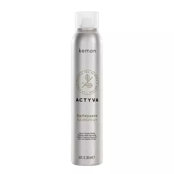 Kemon Actyva Bellessere Hairspray Быстросохнущий спрей для волос с эффектом естественного осветления 200мл