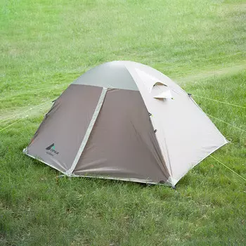 Кемпинговая палатка Jingdian Guangnian plus бежевого цвета верблюжьего цвета на 2 человека (210*140*110см)