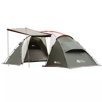 Кемпинговая палатка Mobi Garden, складная, большая, с двумя спальнями и одной гостиной, ветро- и непромокаемая, для 3-4 человек, для семьи из 4 человек, оливково-зеленого цвета