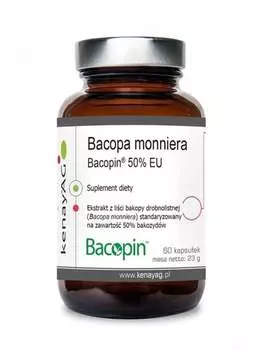 KenayAG, Bacopa monniera, пищевая добавка, 60 капсул Inna marka