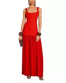 Кеннеди Платье из трикотажа Retrofete, красный