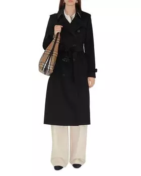 Кенсингтонское кашемировое тренчкот Burberry, черный