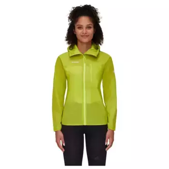KENTO LIGHT женская водонепроницаемая горная куртка Mammut, флуоресцентный зеленый