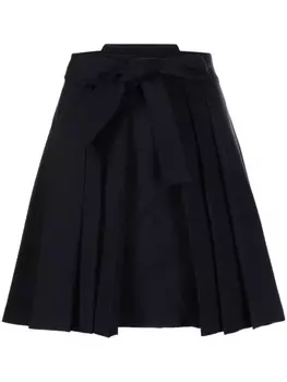 Kenzo A-line virgin wool skirt, синий