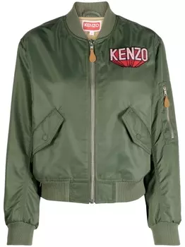 Kenzo бомбер Kenzo 3D, зеленый