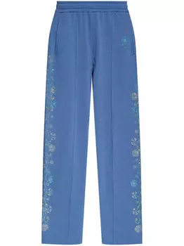 Kenzo брюки Jungle Flower, синий