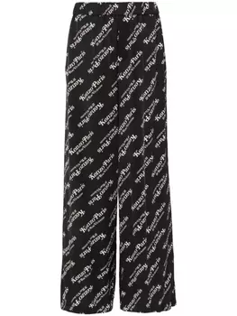 Kenzo брюки с логотипом, черный