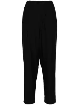 Kenzo брюки с нашивкой-логотипом, черный