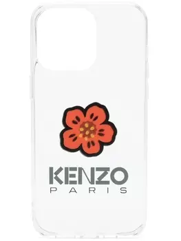 Kenzo чехол с принтом Boke Flower, белый