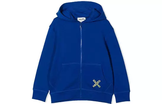 Толстовка детская Kenzo с карманами, синий