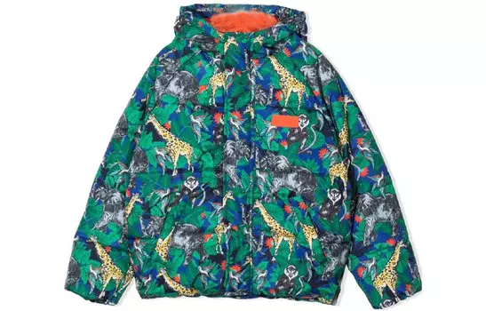 KENZO Детские куртки, цвет Green