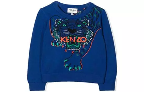 Свитер детский Kenzo кашемировый, синий