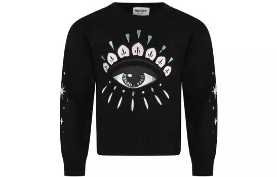 Свитер детский Kenzo, черный / белый