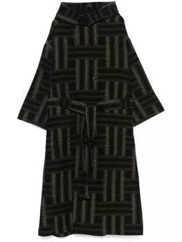 Kenzo двубортное пальто, черный