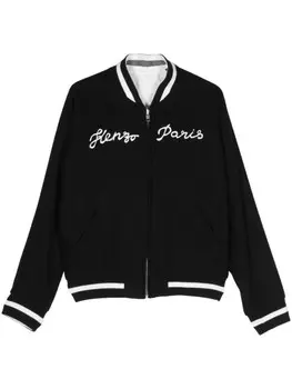 Kenzo двусторонний бомбер Elephant, черный