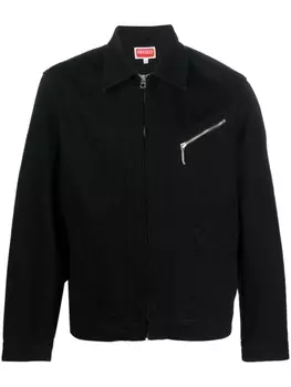 Kenzo джинсовая куртка на молнии, черный