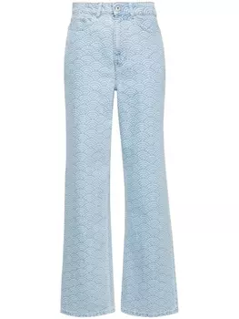 Kenzo джинсы Ayame с завышенной талией, синий