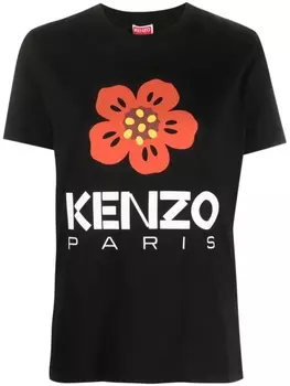 Kenzo футболка Boke Flower, черный
