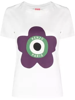 Kenzo футболка Boke Flower с логотипом, белый