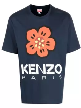 Kenzo футболка Boke Flower, синий