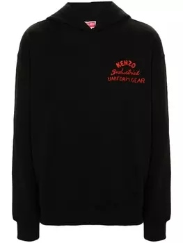 Kenzo футболка Drawn Varsity, черный