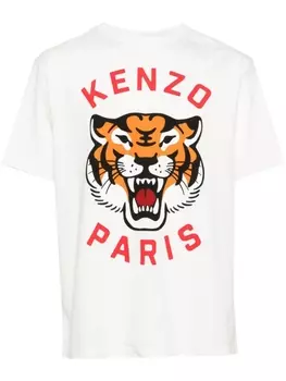 Kenzo футболка Lucky Tiger, белый