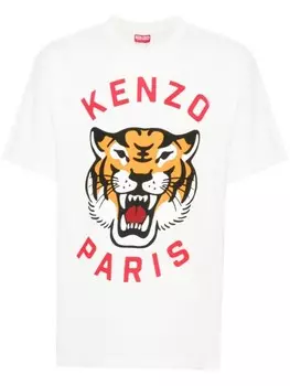 Kenzo футболка Lucky Tiger, белый