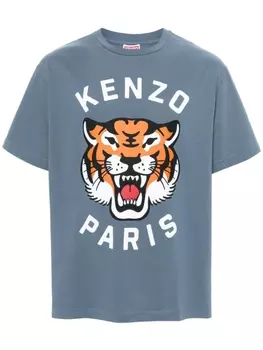 Kenzo футболка Lucky Tiger, синий