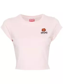 Kenzo футболка с аппликацией Boke Flower, розовый