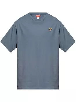 Kenzo футболка с аппликацией логотипа, синий
