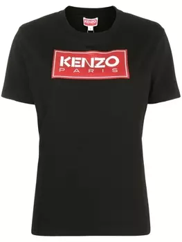 Kenzo футболка с логотипом, черный
