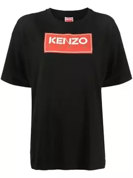 Kenzo футболка с логотипом, черный