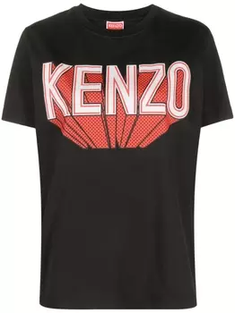 Kenzo футболка с логотипом, черный