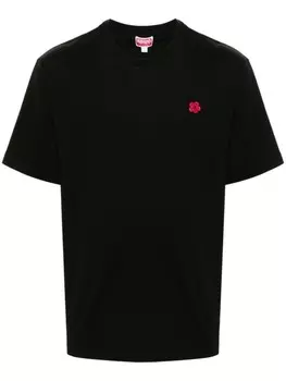 Kenzo футболка с нашивкой Boke Flower, черный
