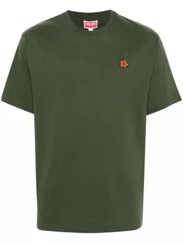 Kenzo футболка с нашивкой Boke Flower, зеленый