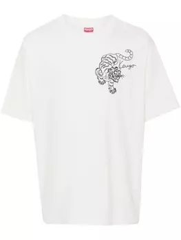 Kenzo футболка Star Tiger, белый