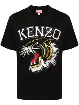 Kenzo футболка Tiger Varsity, черный