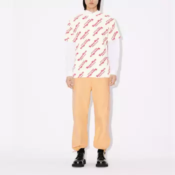 Футболка Kenzo By Verdy Oversize, белый / красный