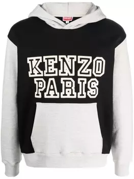 Kenzo футболка в стиле колор-блок, черный