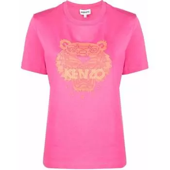 KENZO Футболка женская розовые