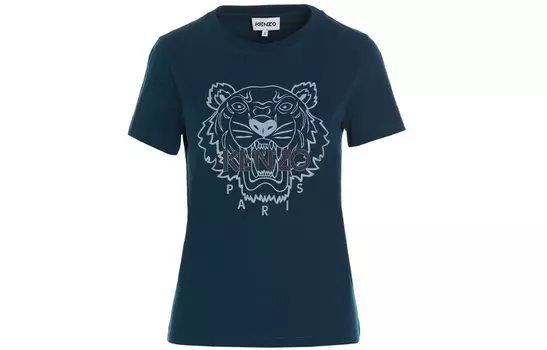 KENZO Футболка женская темно-синие