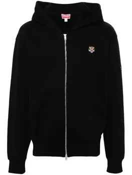 Kenzo худи на молнии с принтом Lucky Tiger, черный