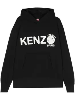 Kenzo худи с логотипом, черный