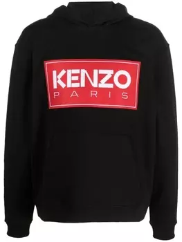 Kenzo худи с логотипом, черный